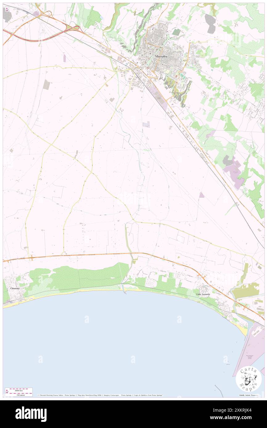 Palata, IT, Italien, Apulien, N 40 32' 48'', N 17 6' 23'', Karte, Cartascapes Map, veröffentlicht 2024. Erkunden Sie Cartascapes, eine Karte, die die vielfältigen Landschaften, Kulturen und Ökosysteme der Erde enthüllt. Reisen Sie durch Zeit und Raum und entdecken Sie die Verflechtungen der Vergangenheit, Gegenwart und Zukunft unseres Planeten. Stockfoto