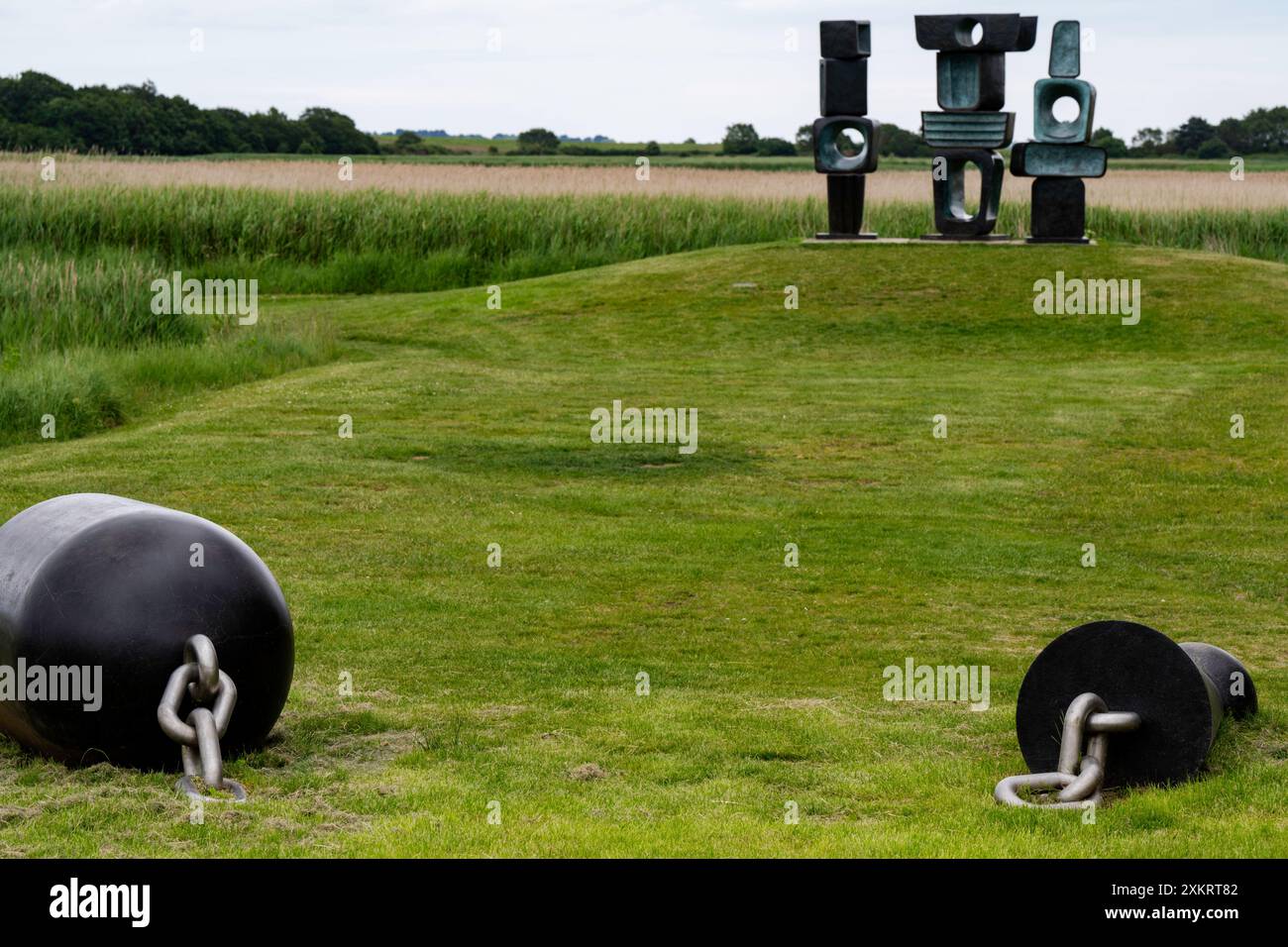 Kunstwerke von Ryan Gander Snape Maltings Suffolk Stockfoto