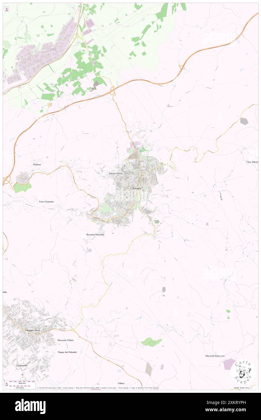 Chiesa Madre, Agrigento, IT, Italien, Sizilien, n 37 18' 49''', N 13 39' 35''', Karte, Cartascapes Map, veröffentlicht 2024. Erkunden Sie Cartascapes, eine Karte, die die vielfältigen Landschaften, Kulturen und Ökosysteme der Erde enthüllt. Reisen Sie durch Zeit und Raum und entdecken Sie die Verflechtungen der Vergangenheit, Gegenwart und Zukunft unseres Planeten. Stockfoto