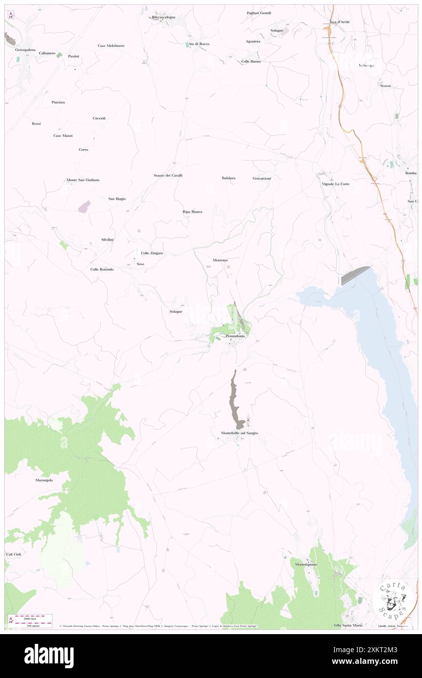 Pennadomo, Provincia di Chieti, IT, Italien, Abruzzen, n 42 0' 17'', N 14 19' 27'', Karte, Cartascapes Map, veröffentlicht 2024. Erkunden Sie Cartascapes, eine Karte, die die vielfältigen Landschaften, Kulturen und Ökosysteme der Erde enthüllt. Reisen Sie durch Zeit und Raum und entdecken Sie die Verflechtungen der Vergangenheit, Gegenwart und Zukunft unseres Planeten. Stockfoto