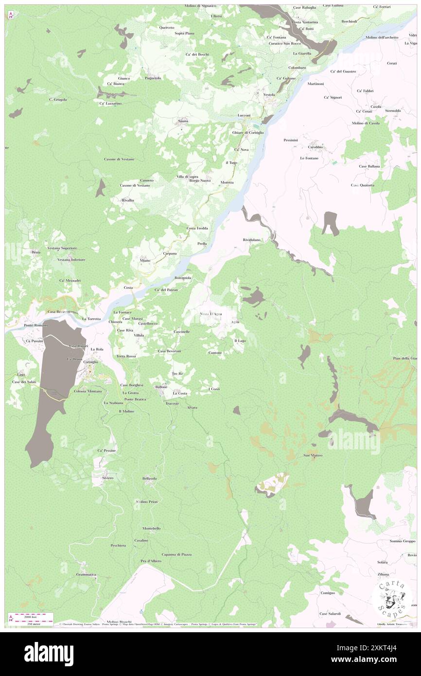 Vesta, Provincia di Parma, IT, Italien, Emilia-Romagna, n 44 29' 1'', N 10 7' 5''', Karte, Cartascapes Map, veröffentlicht 2024. Erkunden Sie Cartascapes, eine Karte, die die vielfältigen Landschaften, Kulturen und Ökosysteme der Erde enthüllt. Reisen Sie durch Zeit und Raum und entdecken Sie die Verflechtungen der Vergangenheit, Gegenwart und Zukunft unseres Planeten. Stockfoto