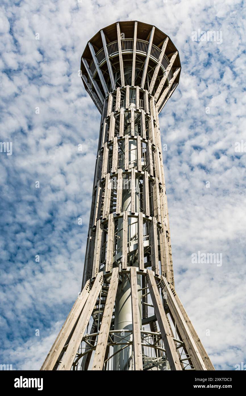 Lbosin, Tschechische republik - 18. Juli 2021. Aussichtsturm Spulka Stockfoto