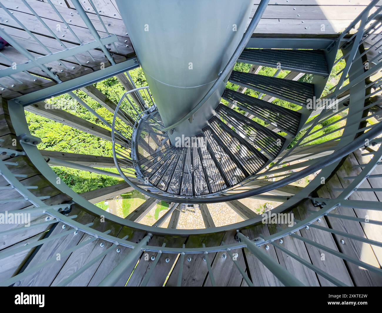 Lbosin, Tschechische republik - 18. Juli 2021. Aussichtsturm Spulka Stockfoto