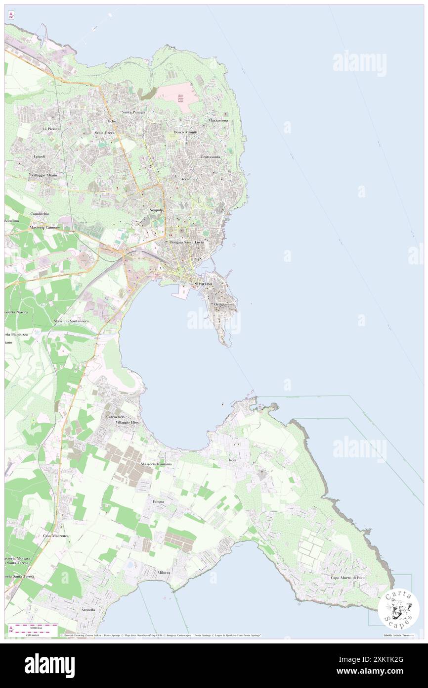 Nova Musa Val di Noto Societa Consortile, Provincia di Siracusa, IT, Italien, Sizilien, n 37 3' 26'', N 15 17' 36'', Karte, Cartascapes Map, veröffentlicht 2024. Erkunden Sie Cartascapes, eine Karte, die die vielfältigen Landschaften, Kulturen und Ökosysteme der Erde enthüllt. Reisen Sie durch Zeit und Raum und entdecken Sie die Verflechtungen der Vergangenheit, Gegenwart und Zukunft unseres Planeten. Stockfoto