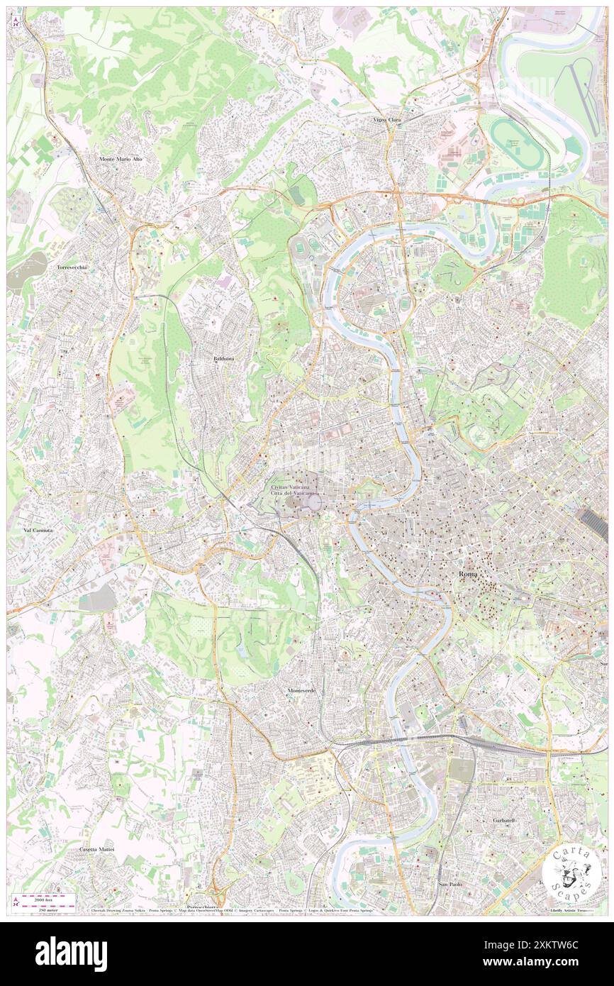 Quo Vadis Roma 2, Città metropolitana di Roma Capitale, IT, Italien, Latium, N 41 54' 26'', N 12 27' 21'', Karte, Cartascapes Map, veröffentlicht 2024. Erkunden Sie Cartascapes, eine Karte, die die vielfältigen Landschaften, Kulturen und Ökosysteme der Erde enthüllt. Reisen Sie durch Zeit und Raum und entdecken Sie die Verflechtungen der Vergangenheit, Gegenwart und Zukunft unseres Planeten. Stockfoto