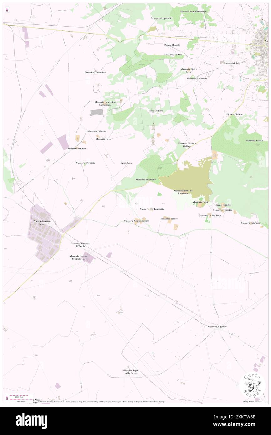 Azienda Vinicola de Laurentis, Bari, IT, Italien, Apulien, n 40 44' 48''', N 16 42' 9'', Karte, Cartascapes Map, veröffentlicht 2024. Erkunden Sie Cartascapes, eine Karte, die die vielfältigen Landschaften, Kulturen und Ökosysteme der Erde enthüllt. Reisen Sie durch Zeit und Raum und entdecken Sie die Verflechtungen der Vergangenheit, Gegenwart und Zukunft unseres Planeten. Stockfoto