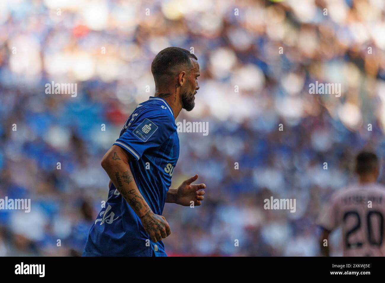 Kristoffer Velde während des PKO BP Ekstraklasa Spiels zwischen den Teams Lech Poznan und Gornik Zabrze im Enea Stadion, Posen, Polen (Maciej Rogowski) Stockfoto