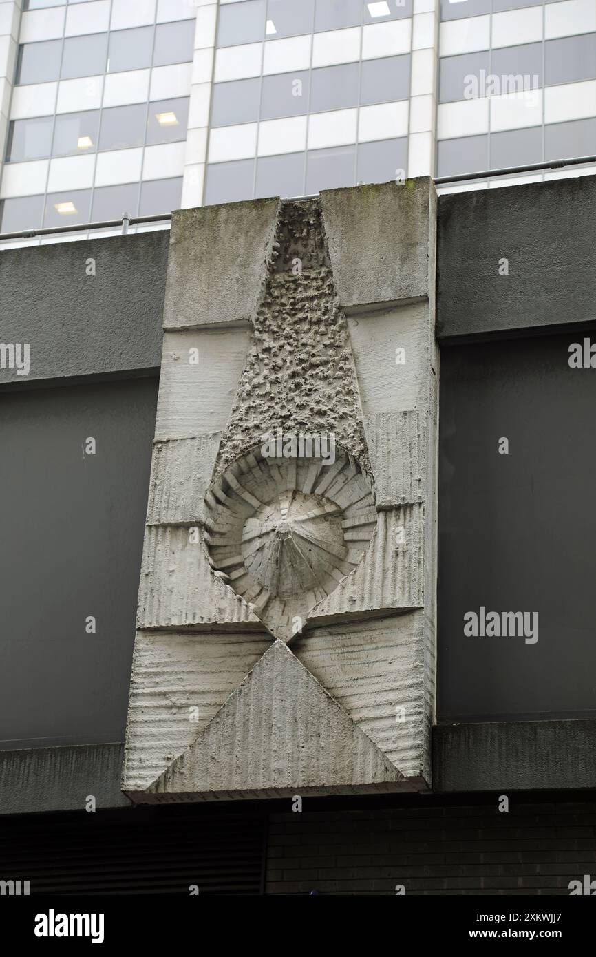 Detail des Quayside Tower in Birmingham Stockfoto