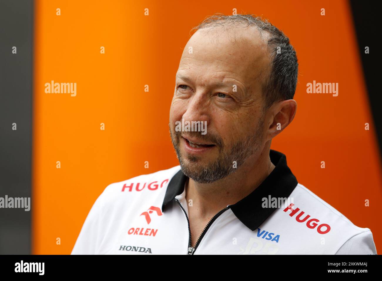 Mogyorod, Ungarn. Juli 2024. Formel 1 großer Preis von Ungarn in Hungaroring, Ungarn. Im Bild: Peter Bayer, CEO von Visa Cash App RB Formula One Team © Piotr Zajac/Alamy Live News Stockfoto