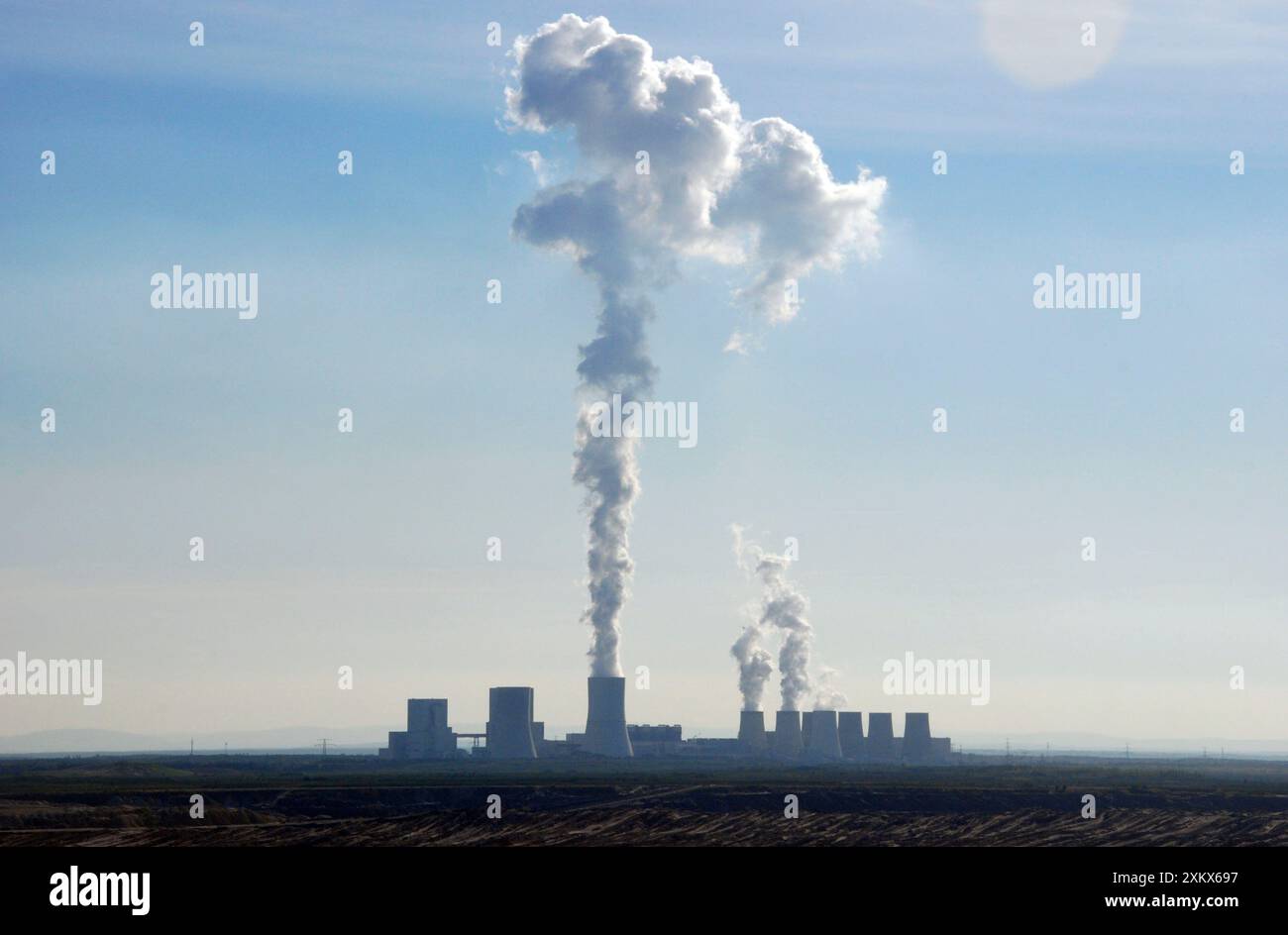 Vattenfall Europe Braunkohle (Braunkohle) Stockfoto