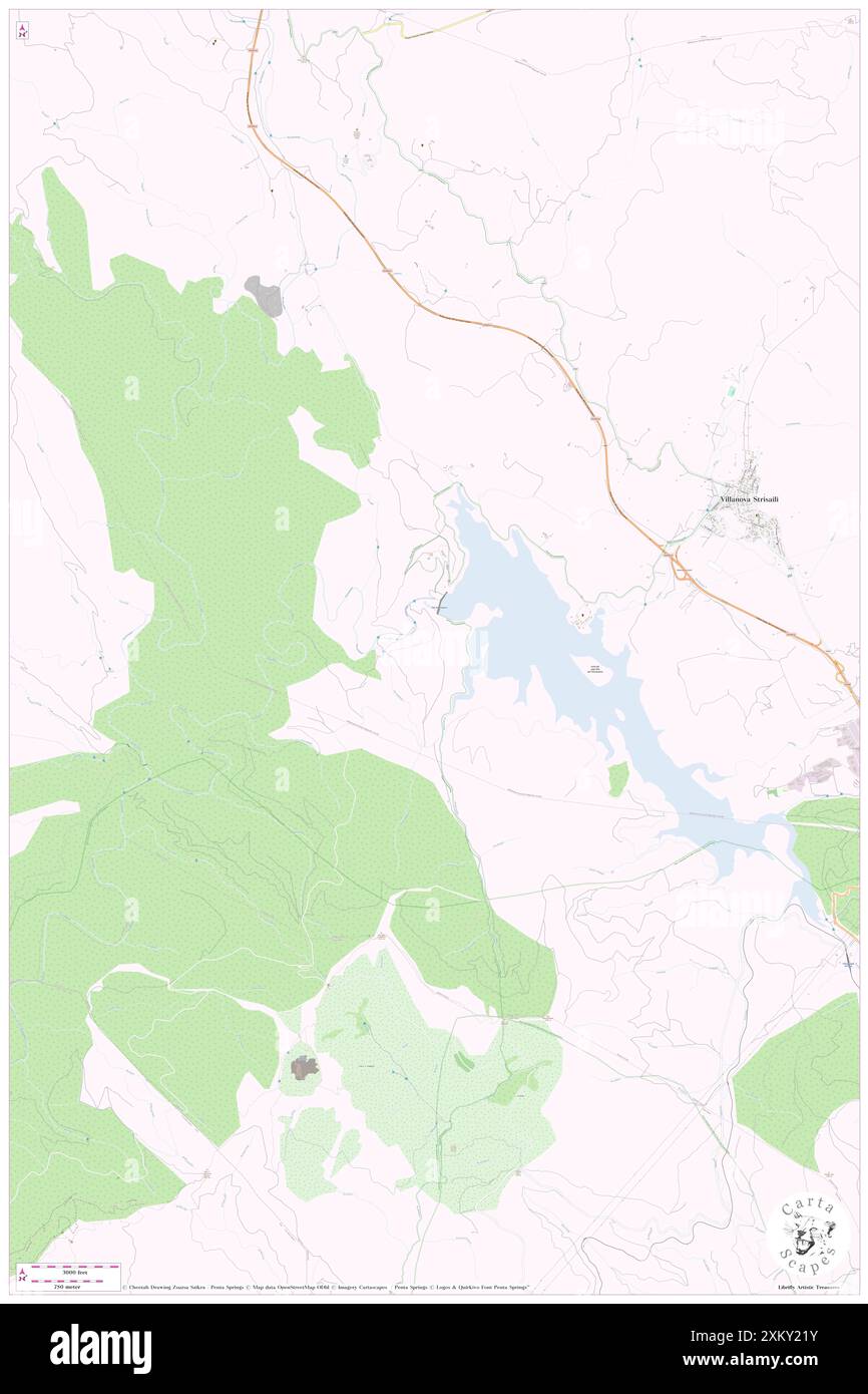 Bruncu Linna'e Cresia, , IT, Italien, Sardinien, n 39 56' 50'', N 9 25' 38'', Karte, Cartascapes Map, veröffentlicht 2024. Erkunden Sie Cartascapes, eine Karte, die die vielfältigen Landschaften, Kulturen und Ökosysteme der Erde enthüllt. Reisen Sie durch Zeit und Raum und entdecken Sie die Verflechtungen der Vergangenheit, Gegenwart und Zukunft unseres Planeten. Stockfoto