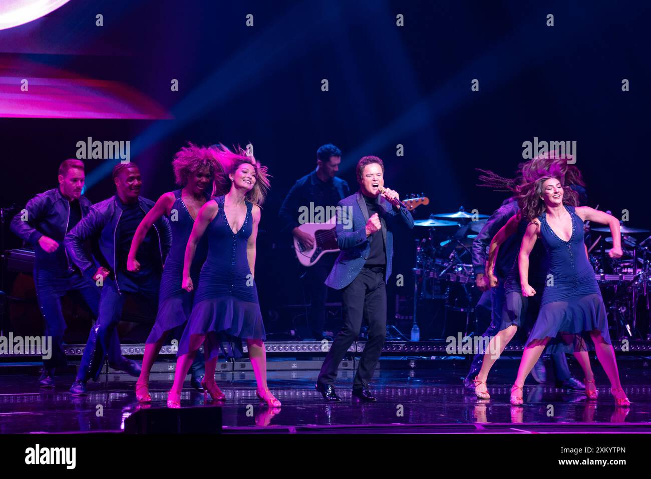 Hollywood, USA. Juli 2024. Donny Osmond tritt am 24. Juli 2024 in Hollywood auf. Die Vorstellung war Teil der Direct from Las Vegas Tour. (Foto: Geoffrey Clowes/SIPA USA) Credit: SIPA USA/Alamy Live News Stockfoto