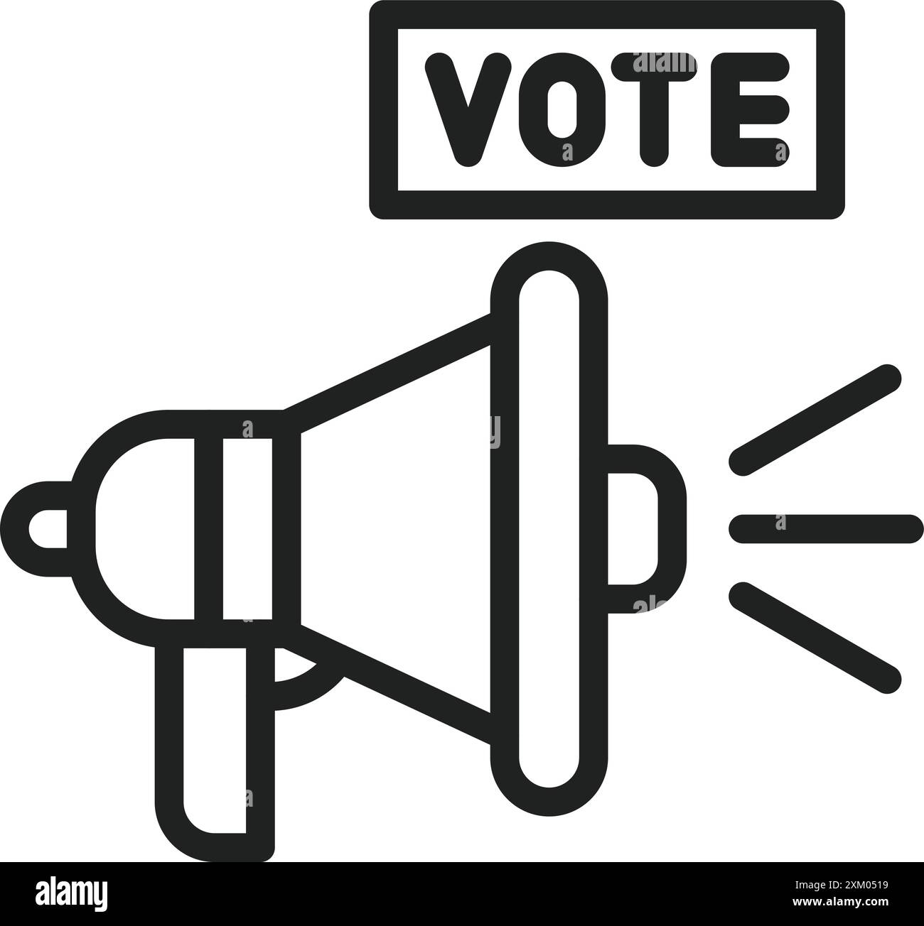 Symbol-Vektorbild hochstufen. Stock Vektor