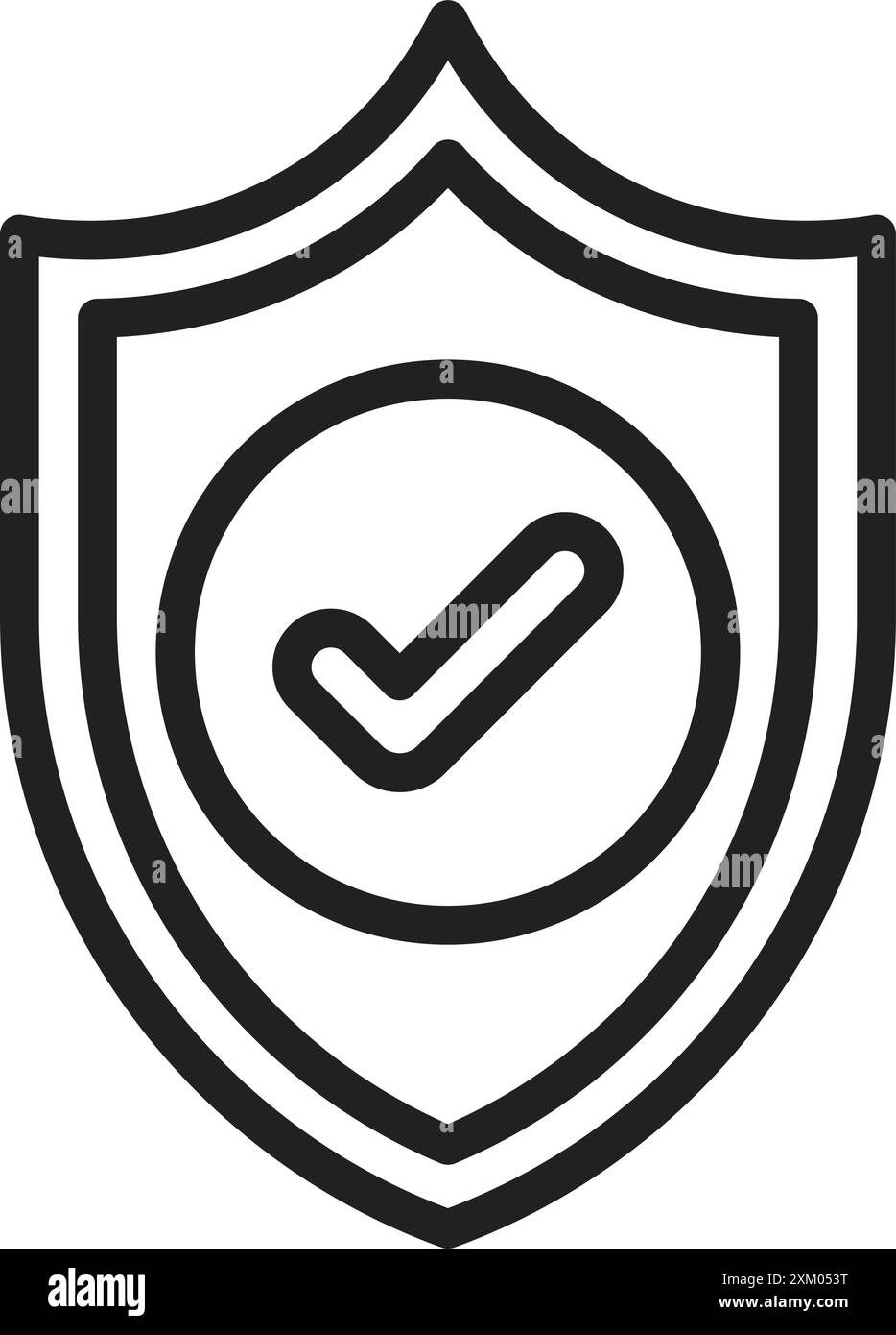 Symbol-Vektorbild schützen. Stock Vektor