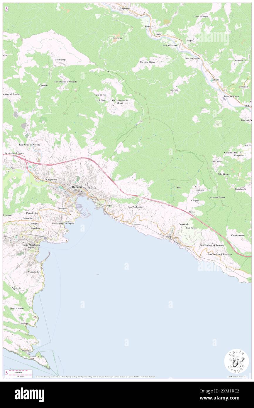 Albergo Bristol, Provincia di Genova, IT, Italien, Ligurien, n 44 21' 0''', N 9 15' 0'', Karte, Cartascapes Map, veröffentlicht 2024. Erkunden Sie Cartascapes, eine Karte, die die vielfältigen Landschaften, Kulturen und Ökosysteme der Erde enthüllt. Reisen Sie durch Zeit und Raum und entdecken Sie die Verflechtungen der Vergangenheit, Gegenwart und Zukunft unseres Planeten. Stockfoto