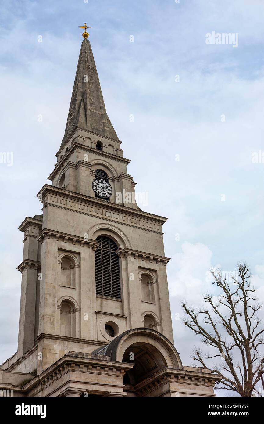 Christ Church, Spitalfields, London, England, Vereinigtes Königreich Stockfoto