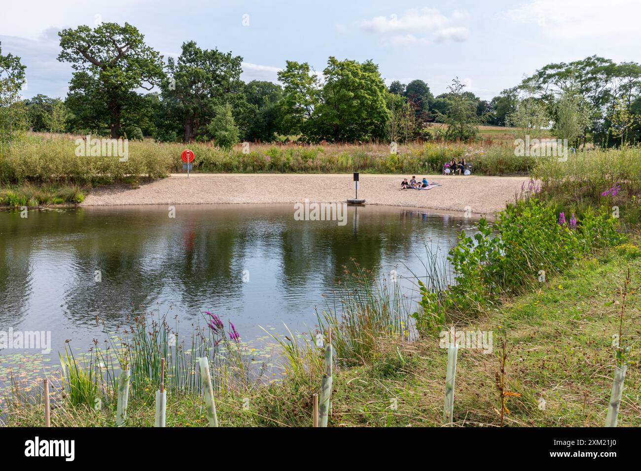 Knowle Park, ein neuer Country Park in Cranleigh, Surrey, England, Großbritannien Stockfoto