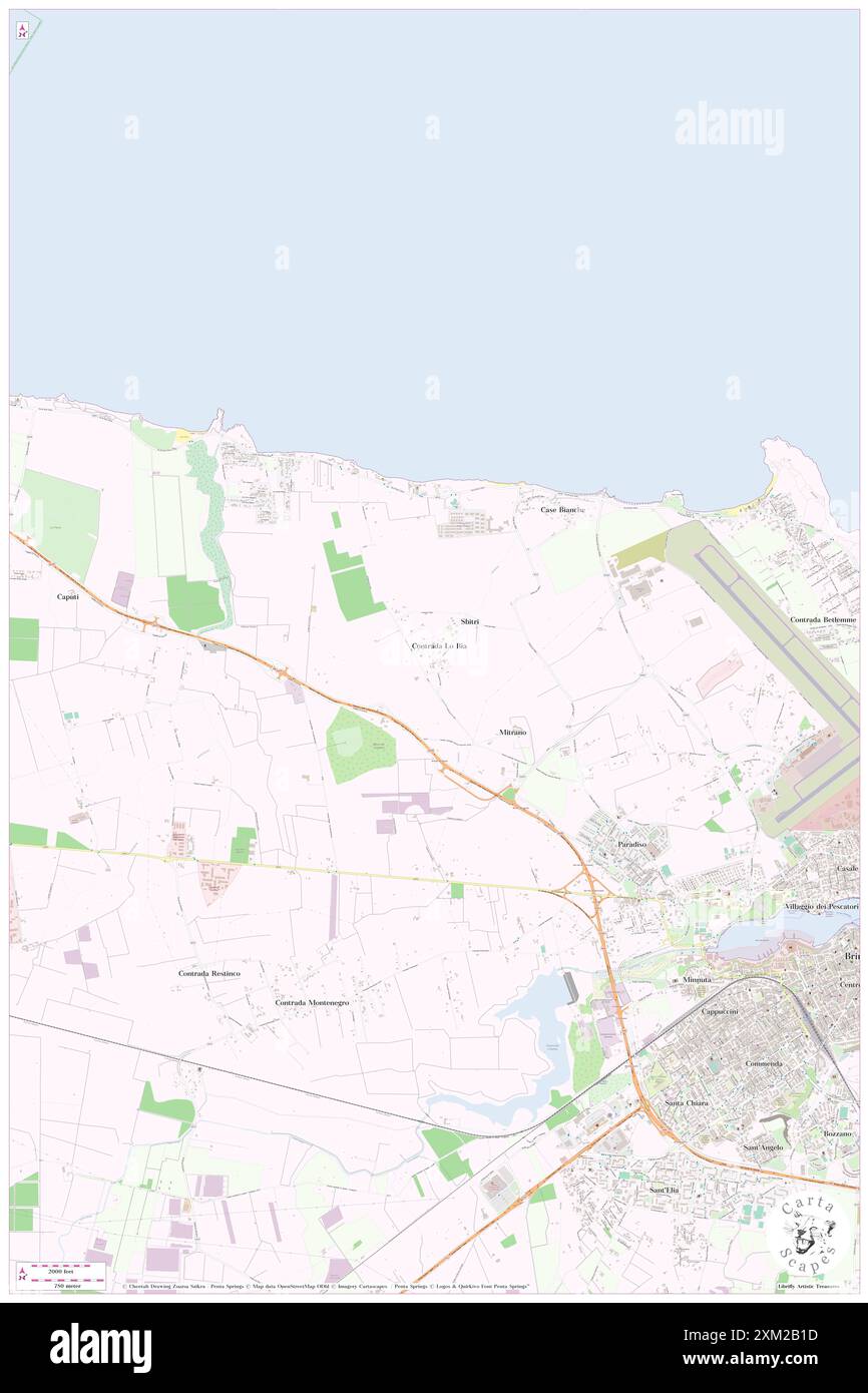 Lobia, Provincia di Brindisi, IT, Italien, Apulien, n 40 40' 0'', N 17 53' 41'', Karte, Cartascapes Map, veröffentlicht 2024. Erkunden Sie Cartascapes, eine Karte, die die vielfältigen Landschaften, Kulturen und Ökosysteme der Erde enthüllt. Reisen Sie durch Zeit und Raum und entdecken Sie die Verflechtungen der Vergangenheit, Gegenwart und Zukunft unseres Planeten. Stockfoto