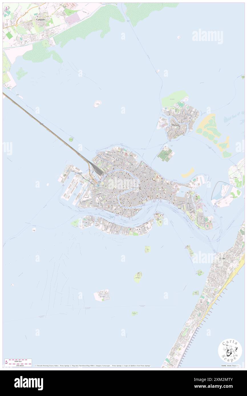 NUOVA RESIDENZA LAGUNA, Provincia di Venezia, IT, Italien, Veneto, n 45 26' 16'', N 12 19' 46'', Karte, Cartascapes Map, veröffentlicht 2024. Erkunden Sie Cartascapes, eine Karte, die die vielfältigen Landschaften, Kulturen und Ökosysteme der Erde enthüllt. Reisen Sie durch Zeit und Raum und entdecken Sie die Verflechtungen der Vergangenheit, Gegenwart und Zukunft unseres Planeten. Stockfoto