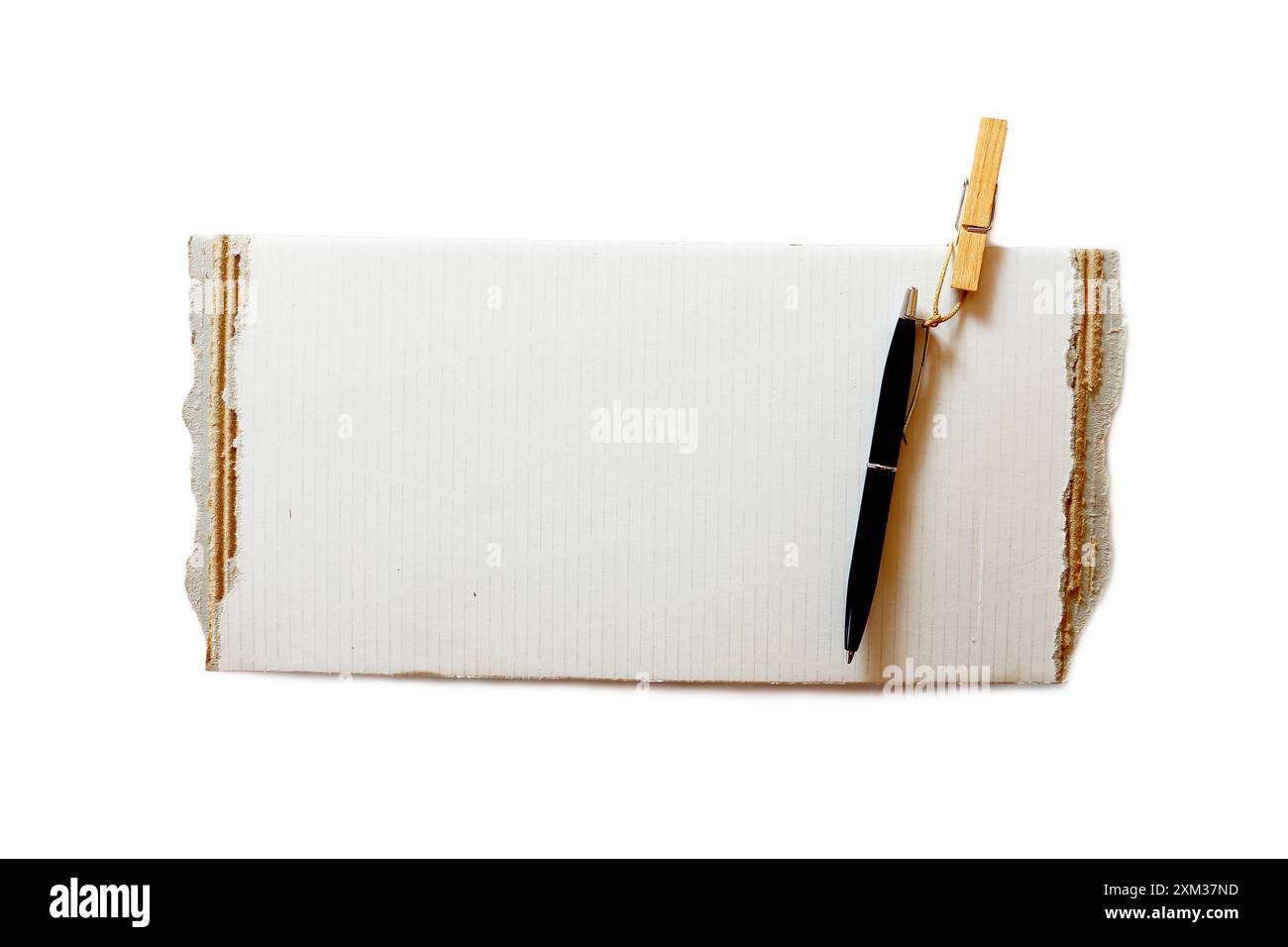 Preis tafel, Preisschild aus Wellpappe mit Stift, Kugelschreiber, kuli Stockfoto