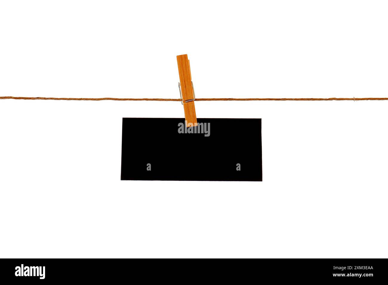 Preis tafel an wäscheleine mit wäscheklammer Stockfoto