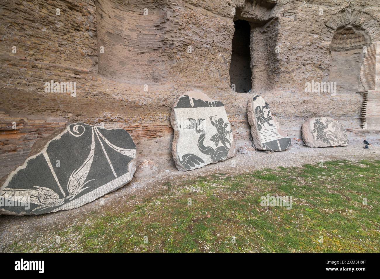 ROM, ITALIEN - 4. Oktober 2016: Caracalla-Bäder in Rom Stockfoto