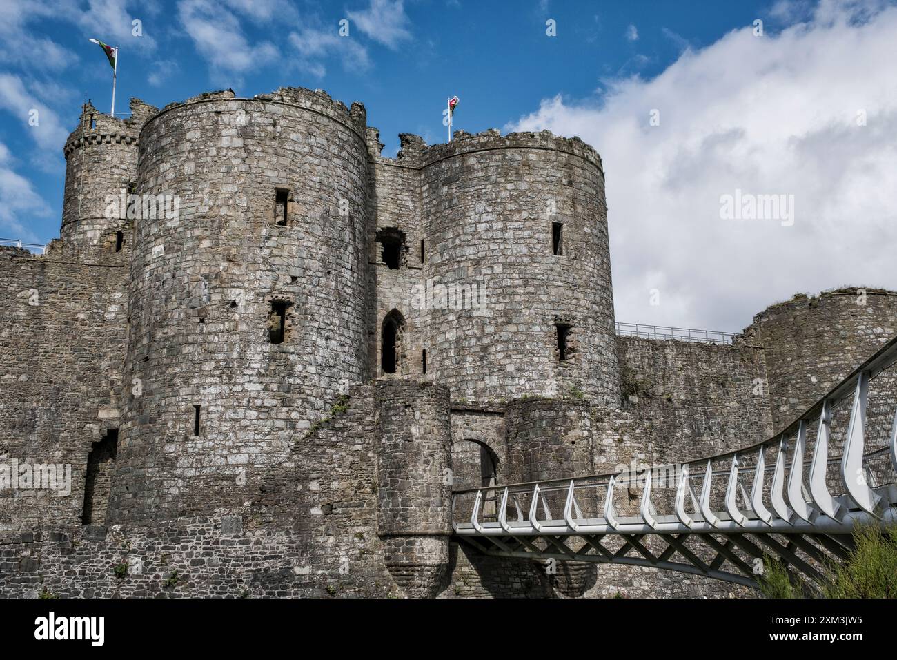 Harlech Castle, Harlech, Wales, Vereinigtes Königreich Stockfoto