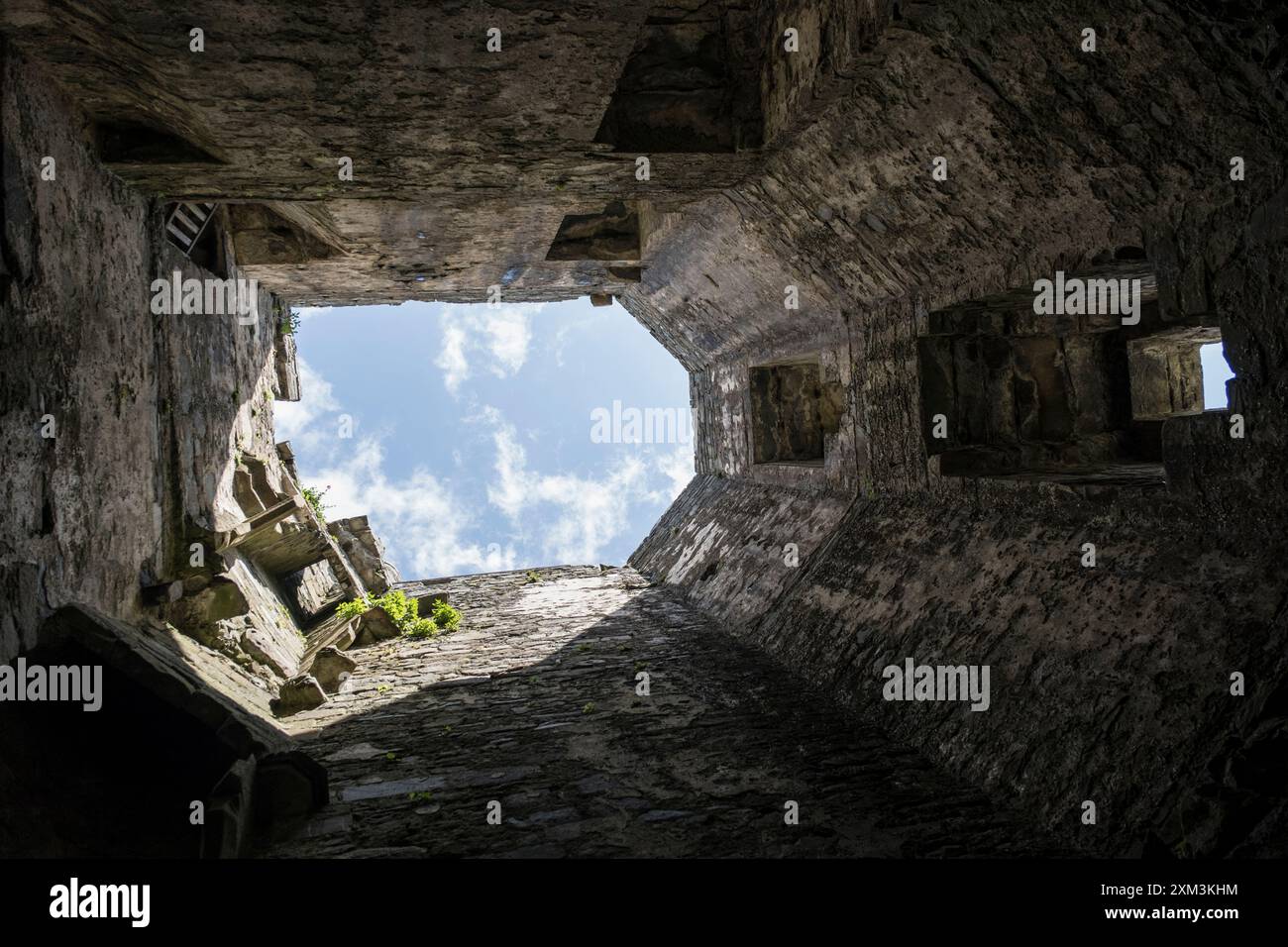 Harlech Castle, Harlech, Wales, Vereinigtes Königreich Stockfoto