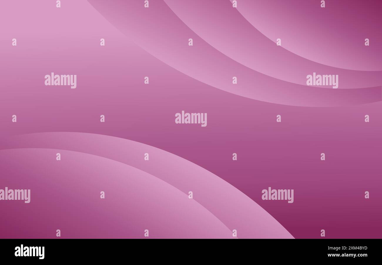 Minimaler geometrischer Hintergrund. Fuchsiafarbe mit Fluidgradienten. Stock Vektor