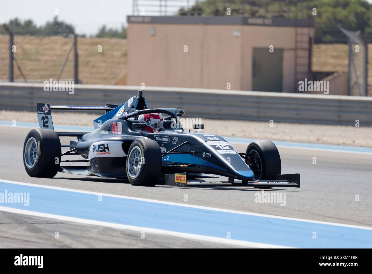 F4 Italienisch 2024 in Le Castellet, FRANKREICH, 21/07/2024 Florent 'MrCrash' B.. Stockfoto