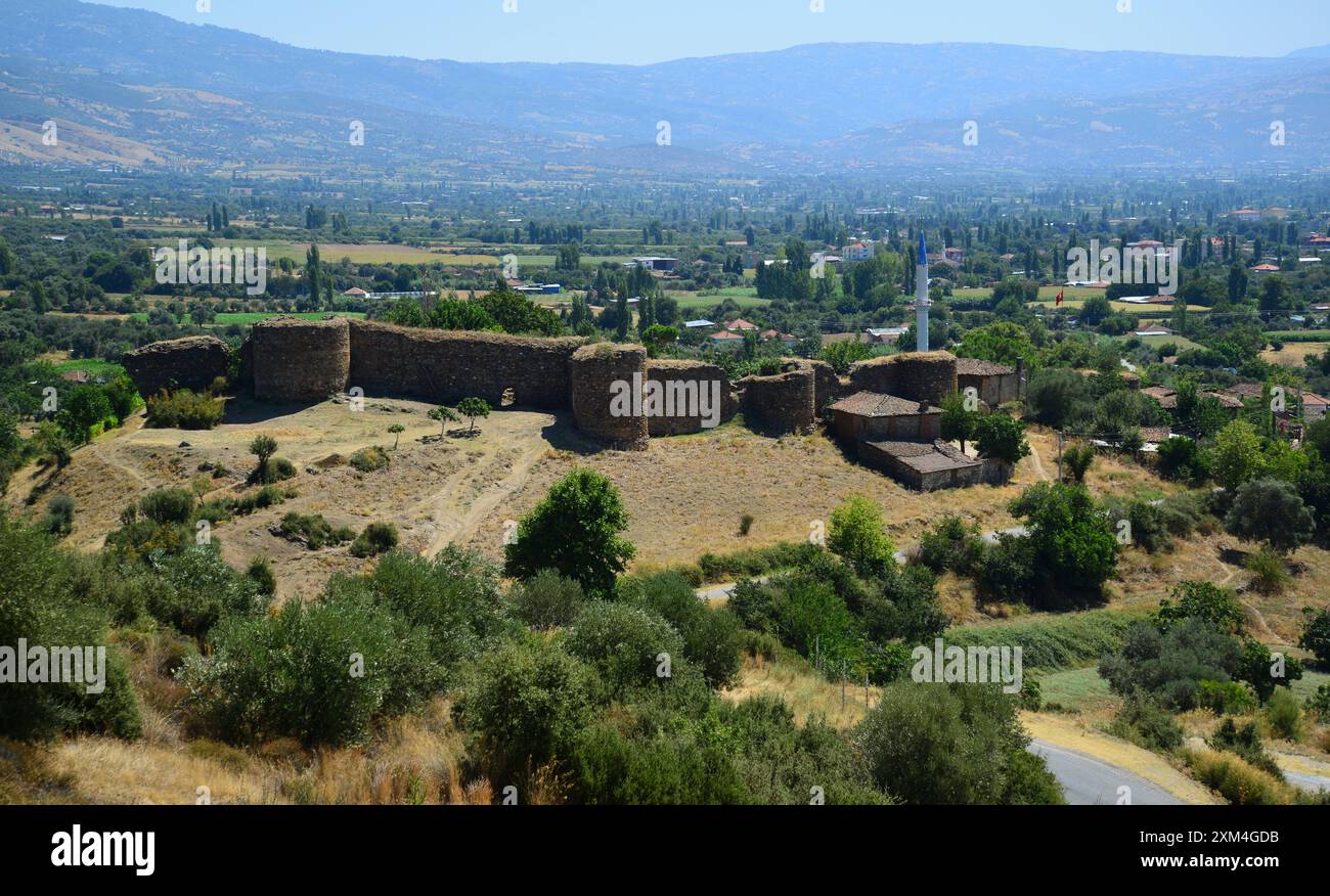 Schloss Hisar in Kiraz, Izmir, Türkei Stockfoto