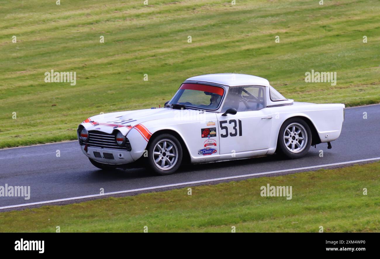 Libre Cadwell Park Classic Racing Stockfoto