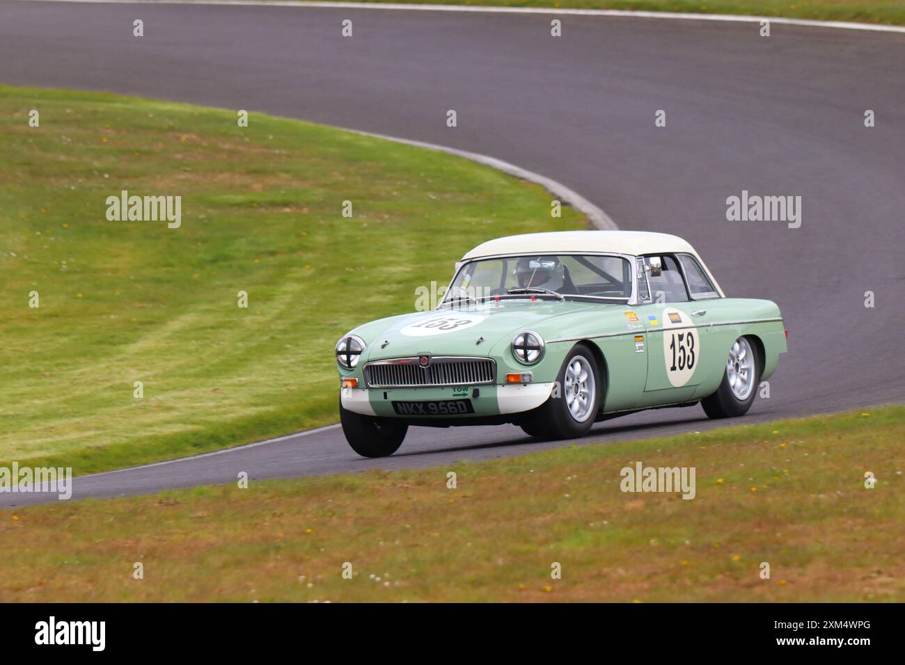 Libre Cadwell Park Classic Racing Stockfoto