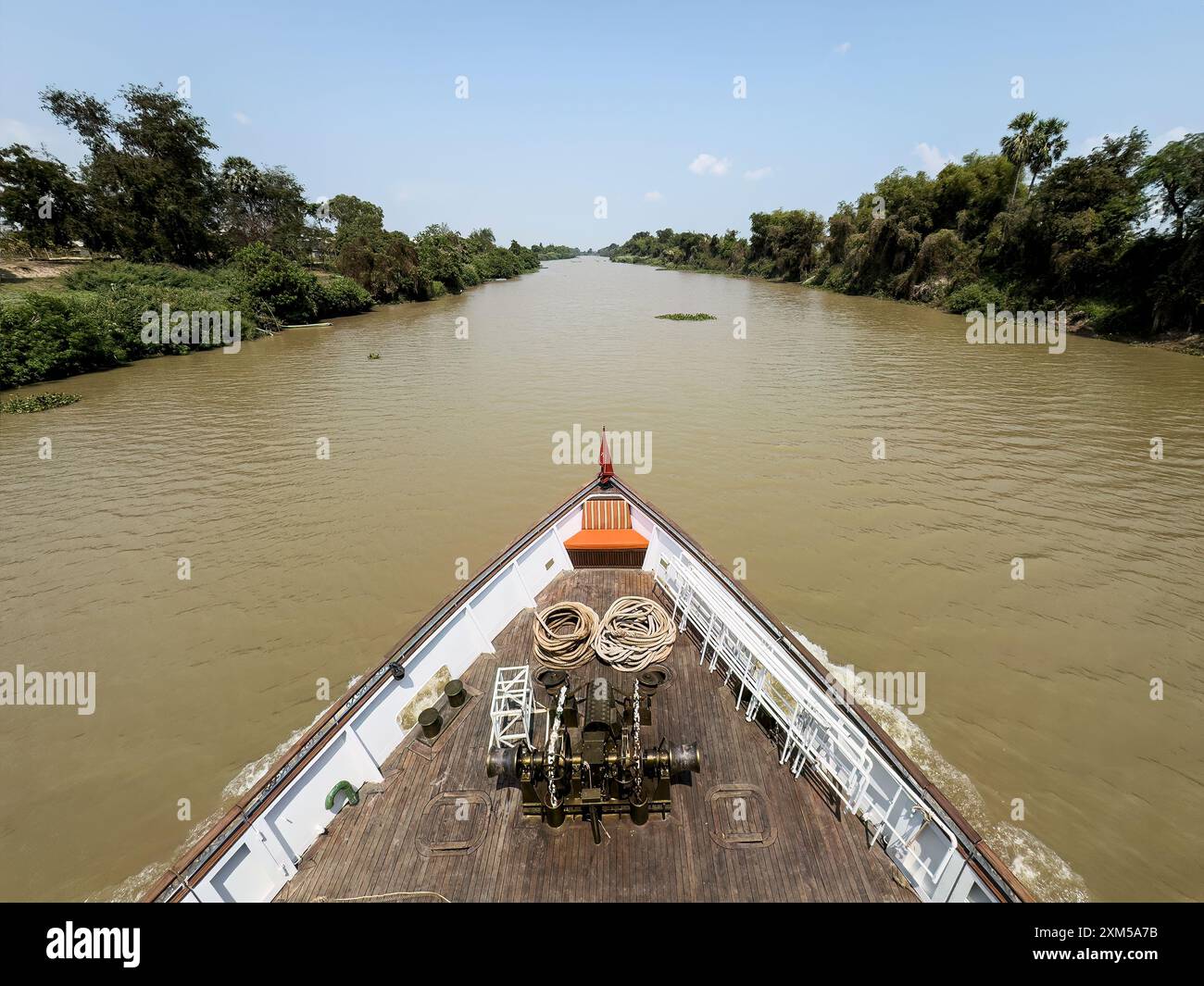 Das Leben am Tonle SAP River, Kambodscha. Stockfoto