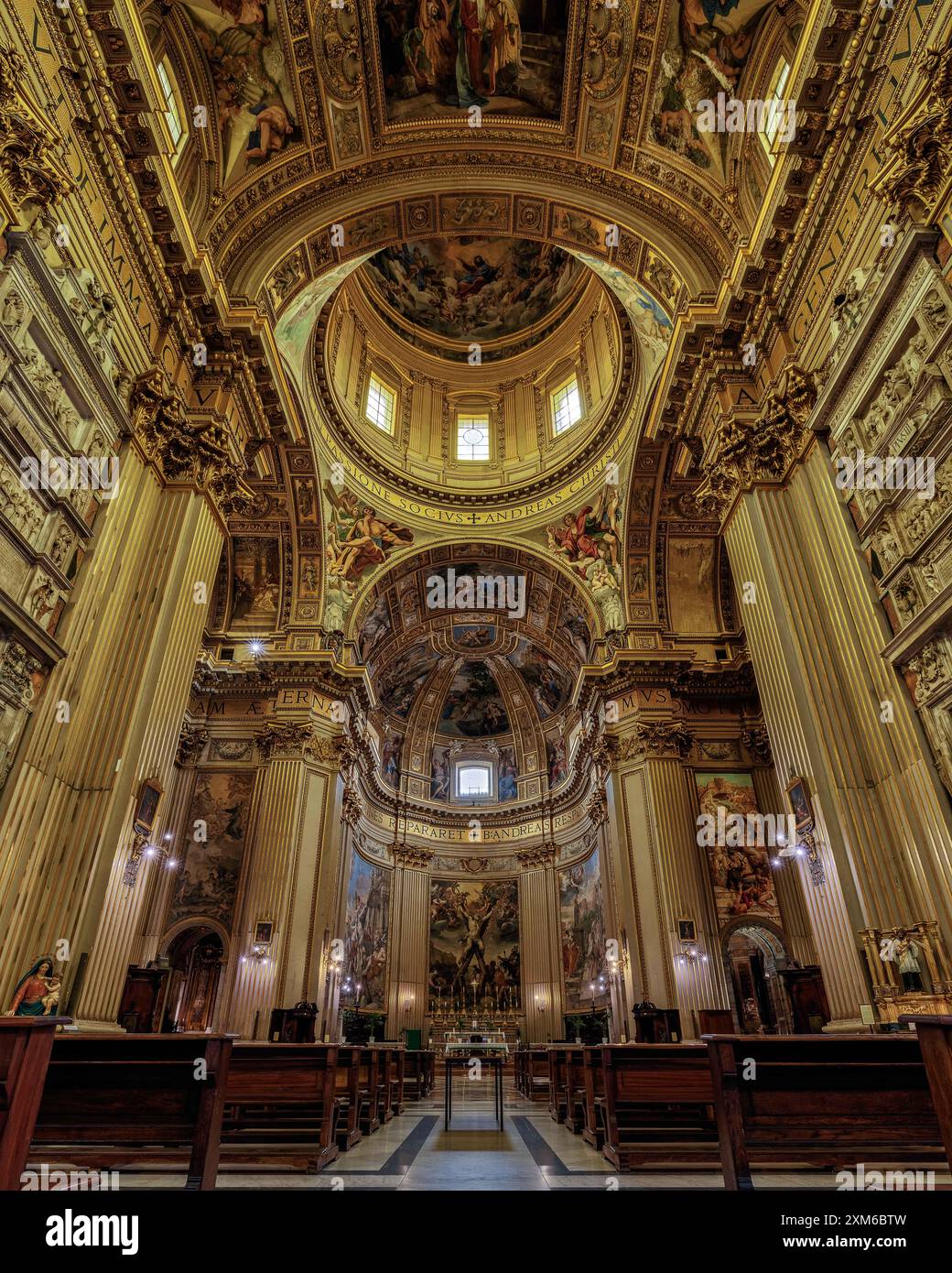 Basilica di Sant Andrea della Valle - Rom Stockfoto