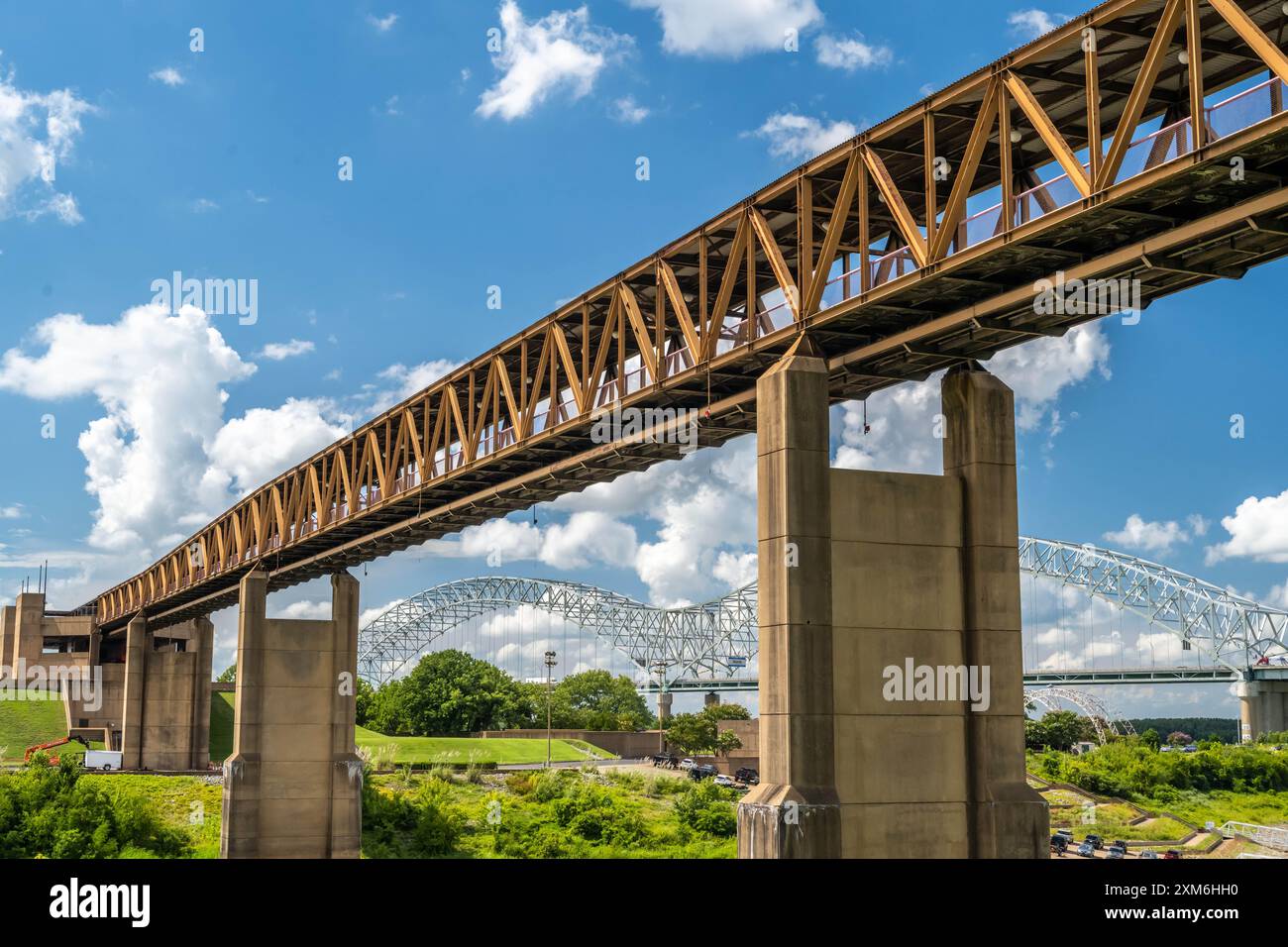 Die wunderschöne Stadt Memphis, Tennessee Stockfoto