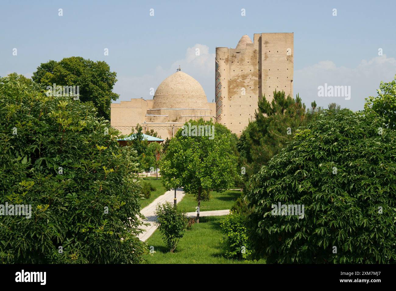 Jahongir Mausoleum, Hazrati Imam Complex, Shahrisabz, Region Qashqadaryo, Usbekistan, Zentralasien Stockfoto