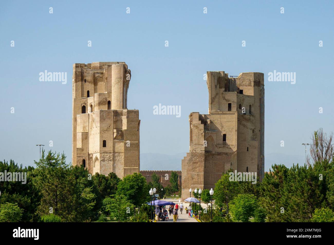 AK-Saray Palast in Shahrisabz, Usbekistan Stockfoto