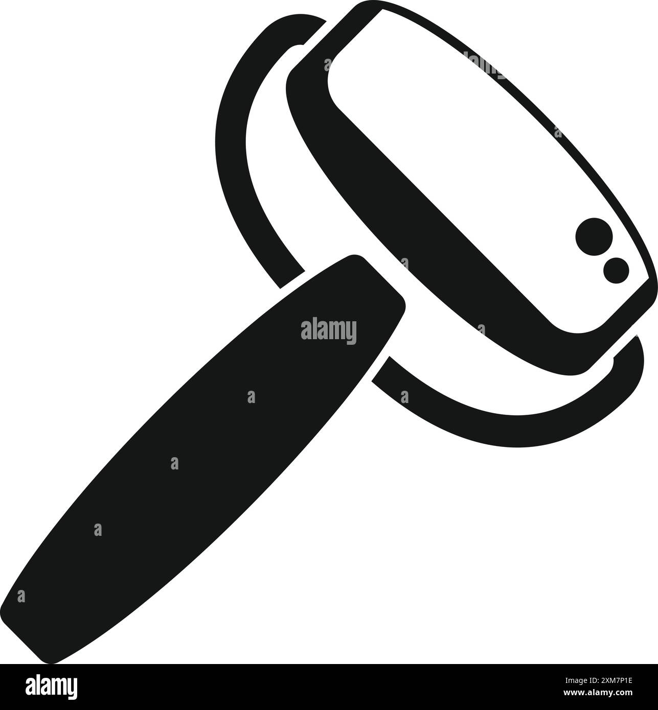 Schwarze Silhouette des abfallenden Hambers eines Richters, symbolisiert Gerichtsverfahren und die Rechtspflege Stock Vektor