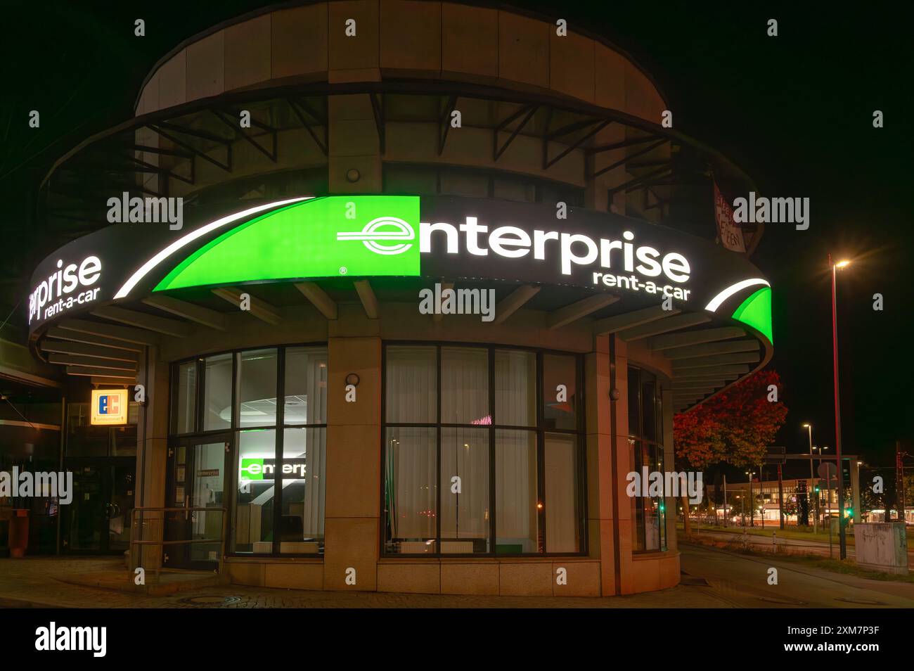 Deutschland , Cottbus , 26.07.2024 , Niederlassung von Enterprise Rent-A-Car eines US-amerikanischen Unternehmens Stockfoto