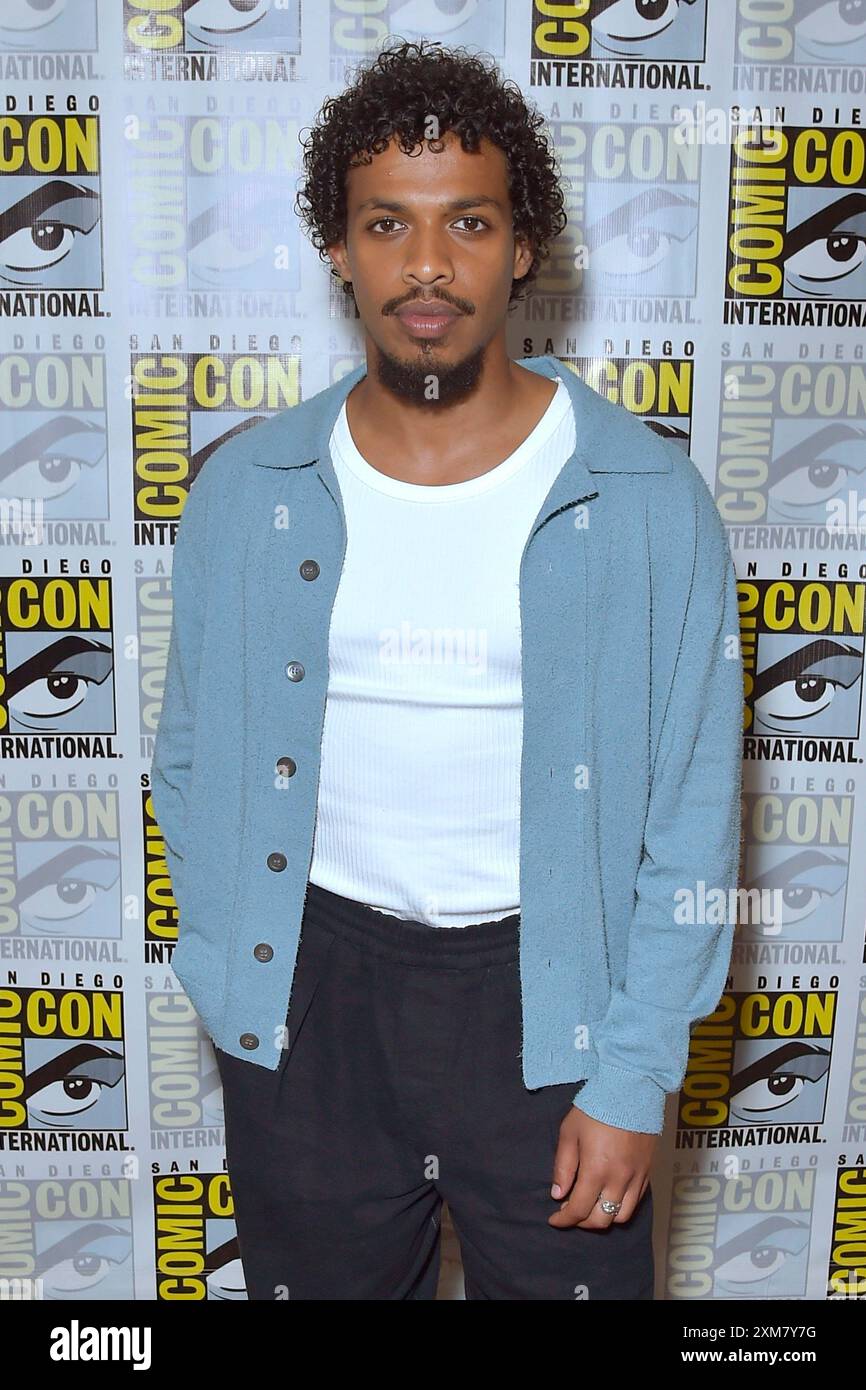 Moe Hashim beim Photocall zur Amazon Prime Video Serie That About to die auf der San Diego Comic-Con International 2024 im Hilton Bayfront Hotel. San Diego, 25.07.2024 *** Moe Hashim beim Fotobesuch für die Amazon Prime Video-Serie That About to die auf der San Diego Comic Con International 2024 im Hilton Bayfront Hotel San Diego, 25 07 2024 Foto:xD.xStarbuckx/xFuturexImagex die_4736 Stockfoto