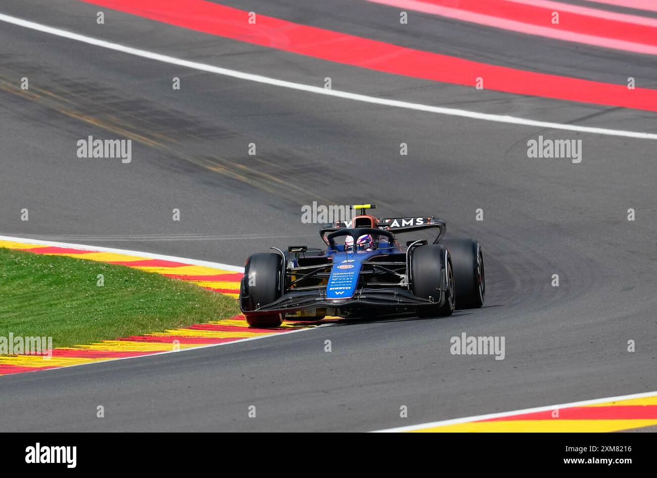 26. Juli 2024, Circuit de Spa-Francorchamps, Spa-Francorchhamps, Formel 1 Rolex Belgian Grand Prix 2024, im Bild Logan Sargeant (USA), Williams Racing Stockfoto