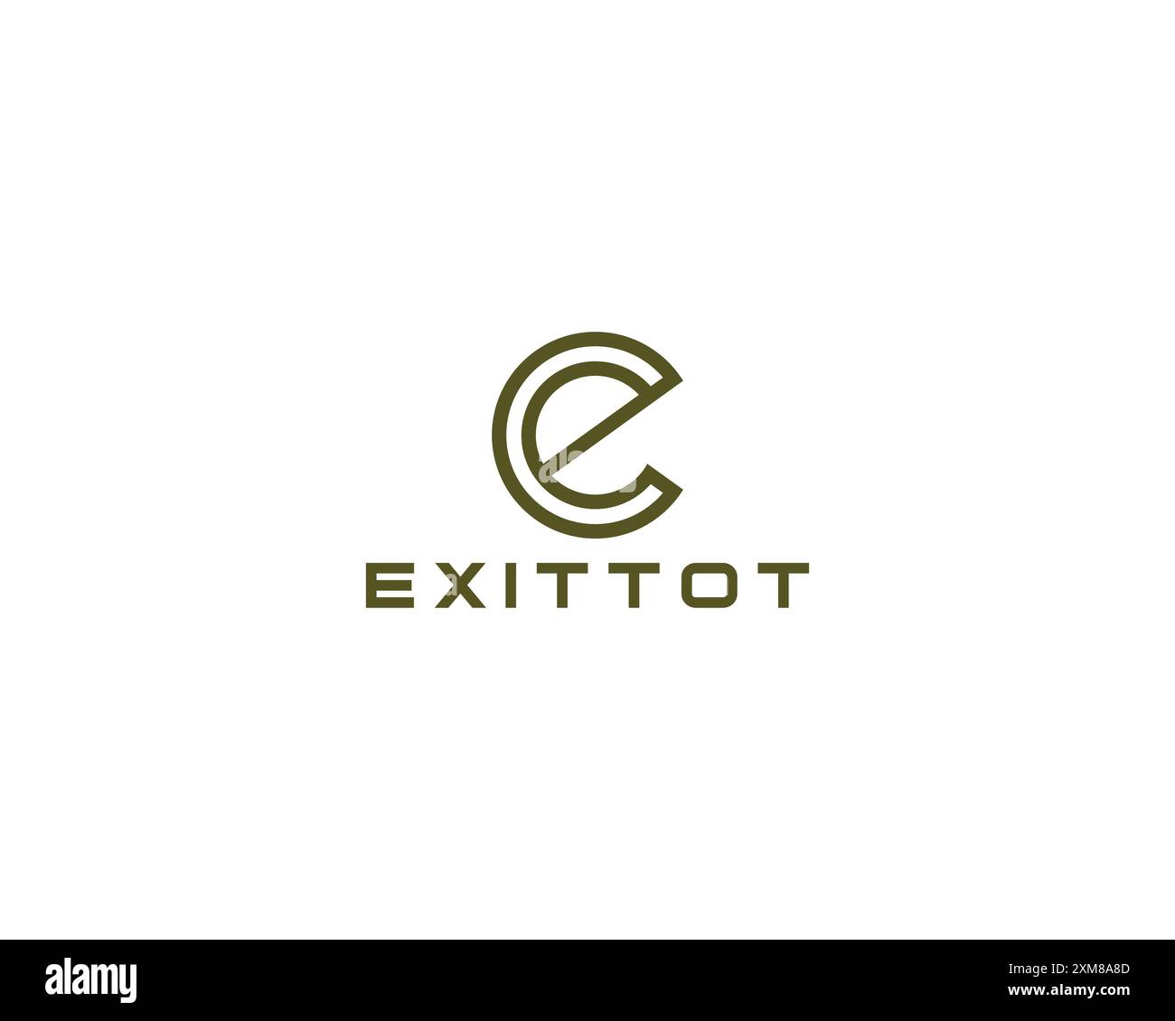 E Logo-Design Vektorvorlage Stock Vektor