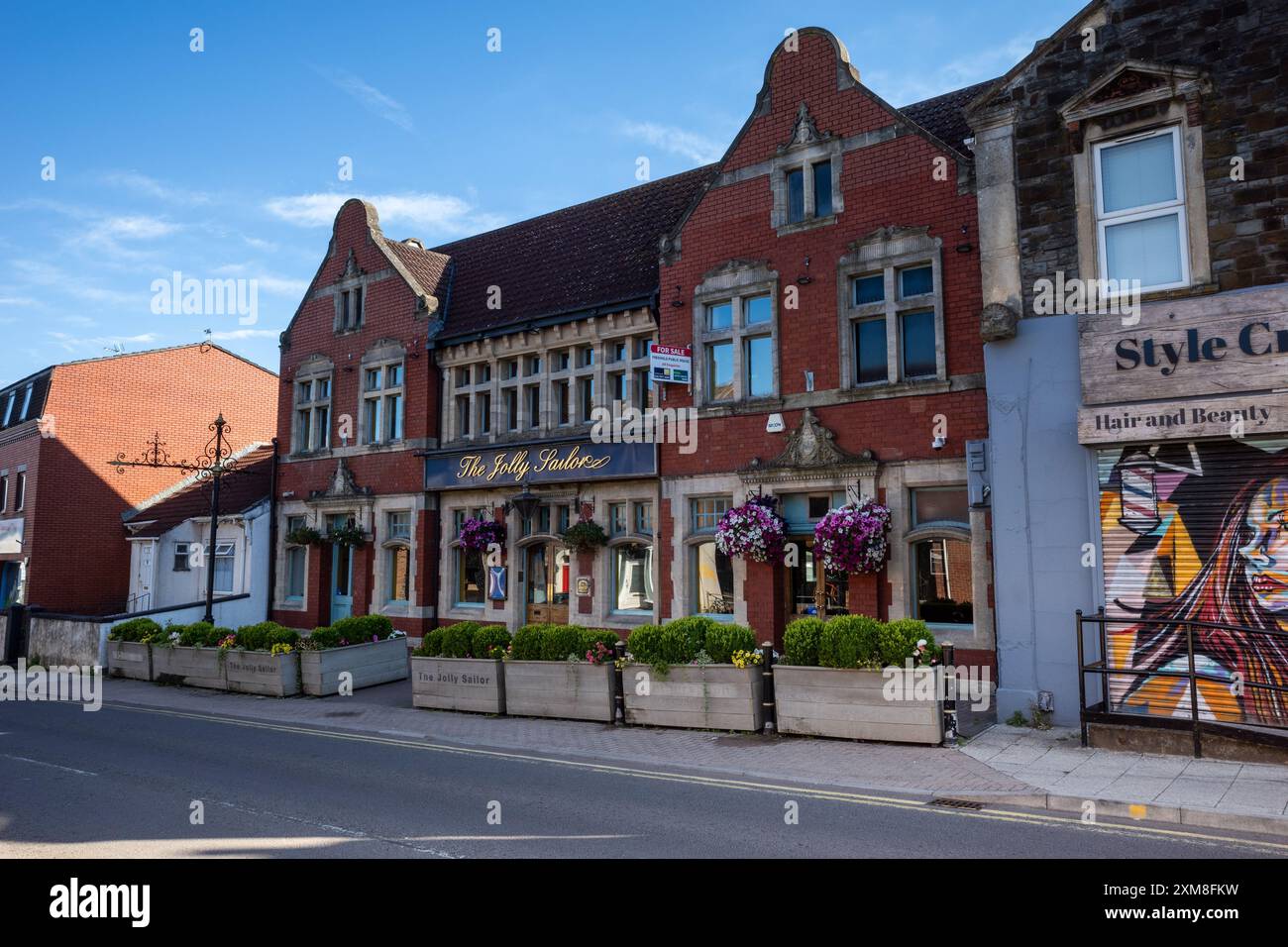 Der Jolly Sailor - JD Wetherspoon Hanham, Bristol. Geschlossen Am 24. Juni Stockfoto