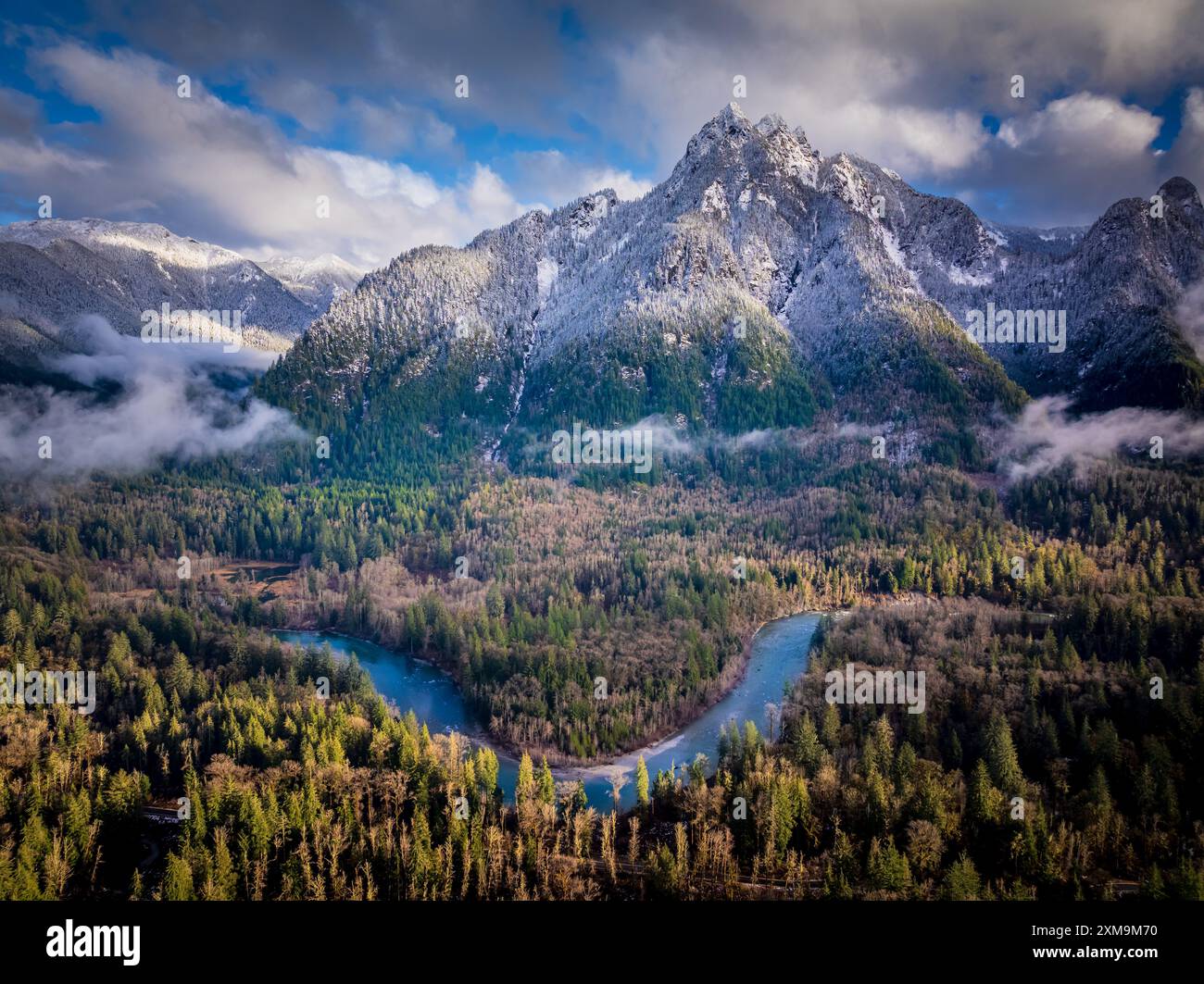 Die Middle Fork Snoqualmie Natural Resources Conservation Area (NRCA) wurde 2011 in North Bend (Washington) gegründet. Stockfoto