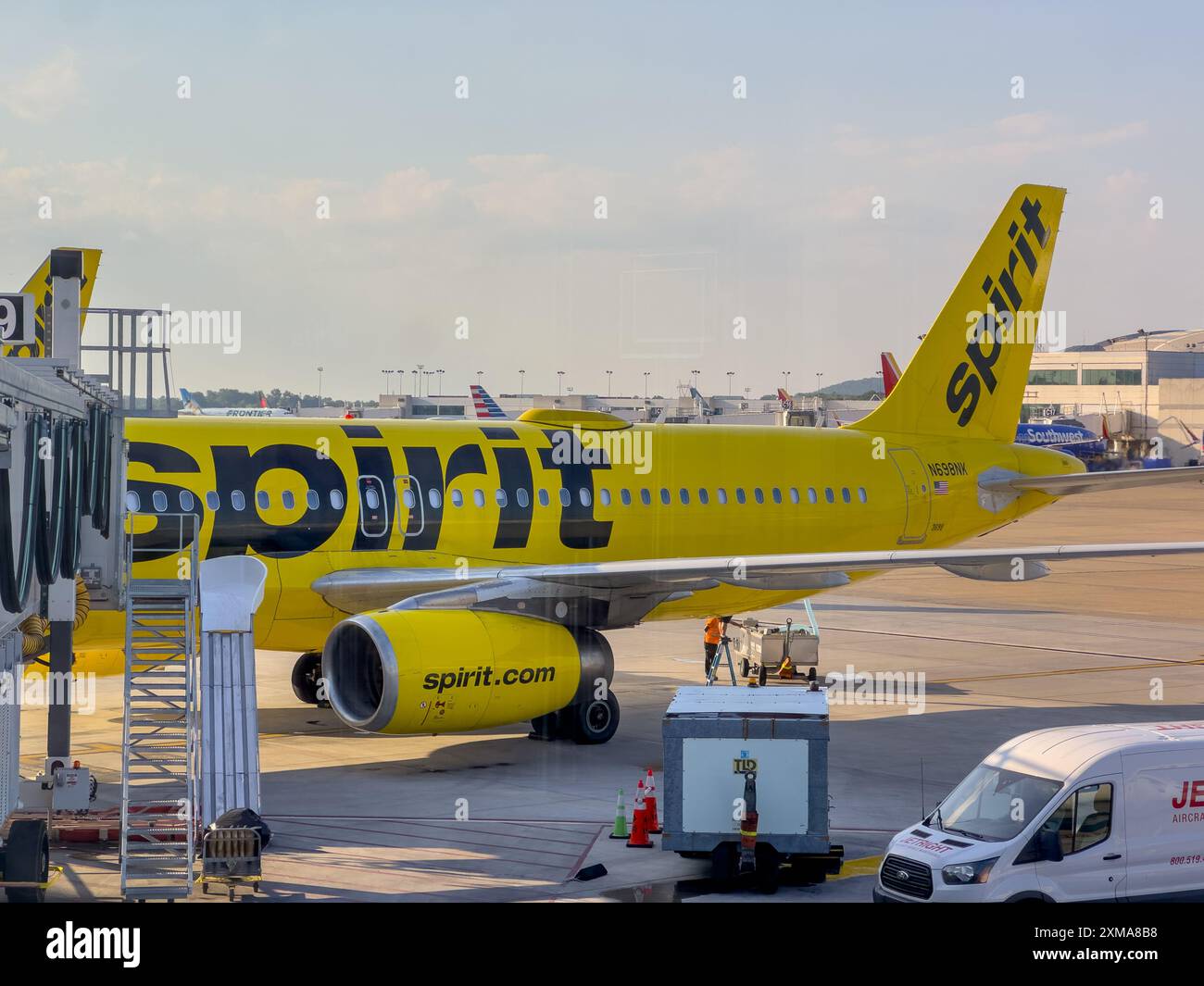 Nashville, TN, USA - 2. Juli 2024: Foto vom Nashville International Airport Stockfoto