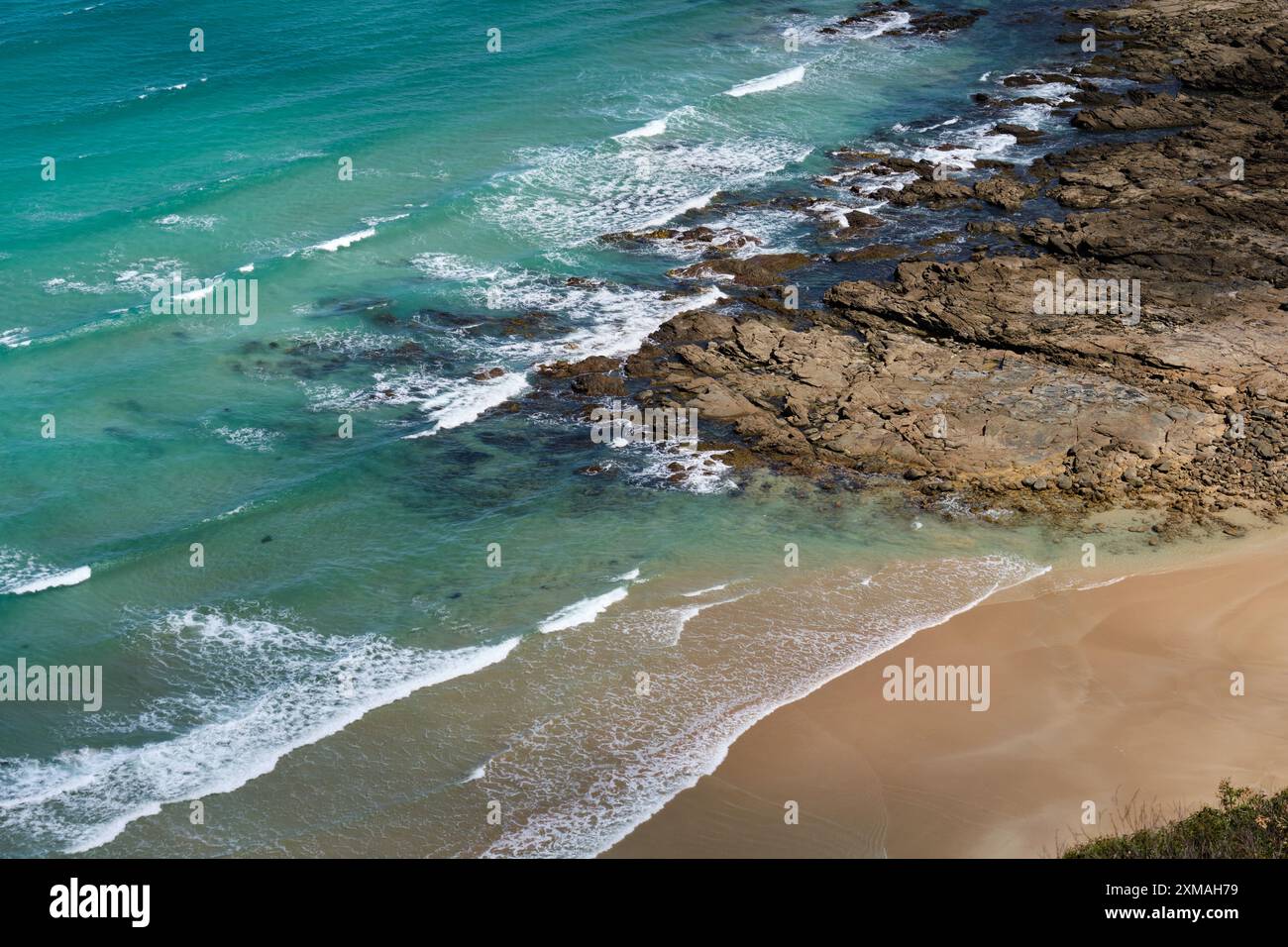 Malerische Aussicht vom Teddy's Lookout - Lorne, Victoria, Australien Stockfoto