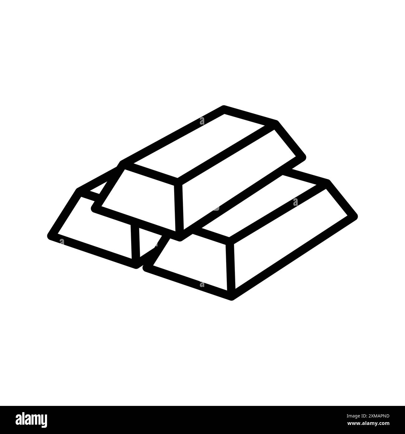 Kollektion mit linearen Logomarken in Schwarz und weiß für Web-Zwecke Stock Vektor