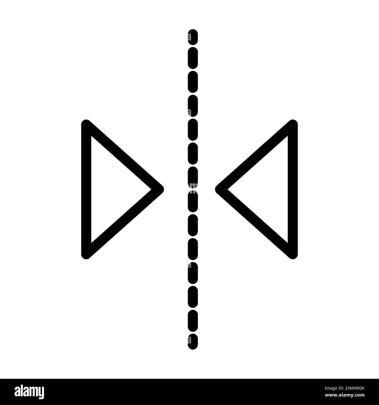 Lineare Logomarkensätze für das Symbol des Werkzeugs reflektieren in Schwarz-weiß für das Web Stock Vektor