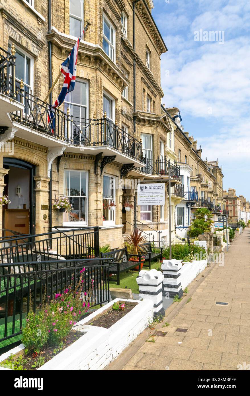 Lord Kitchener Memorial Holiday Centre Gästehaus, Lowestoft, Suffolk, England, Großbritannien Stockfoto